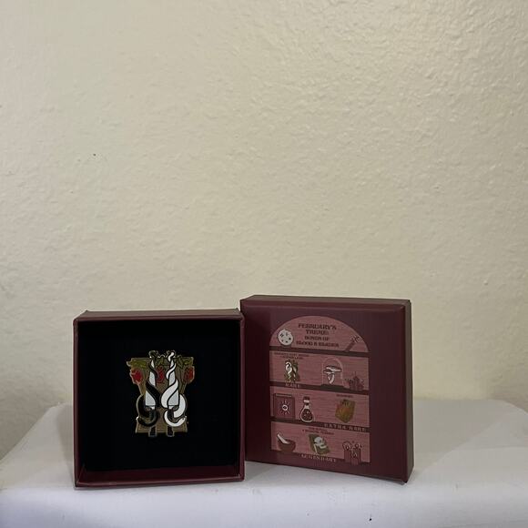 Darkly Box The Sinner's Duet Cabinet of Curiosities Enamel Pin - February 2024 - Picture 8 of 8